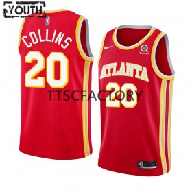 Maillot Basket Atlanta Hawks John Collins 20 Nike 2022-23 Icon Edition Rouge Swingman - Enfant